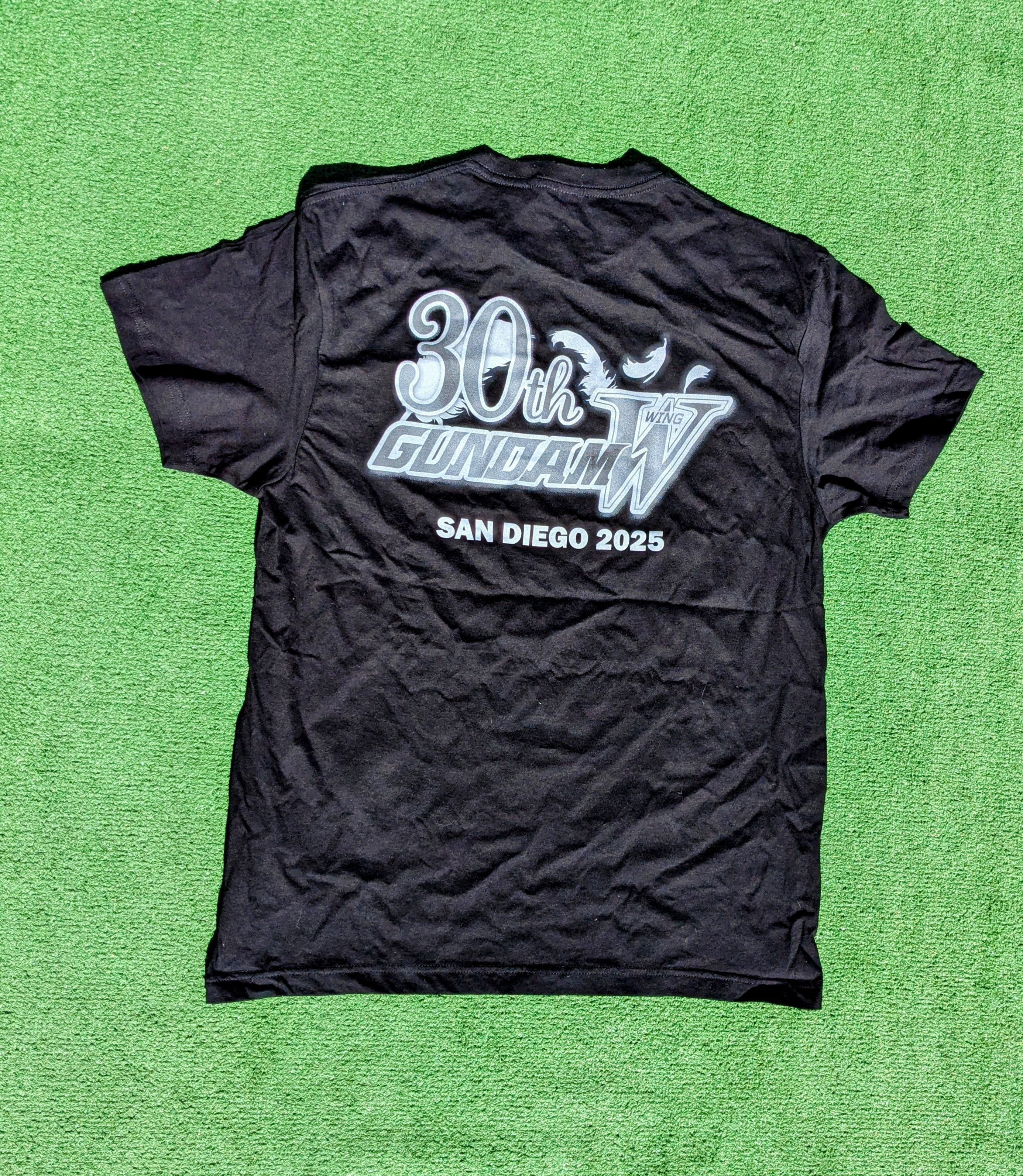 Other Sdcc 2025 Gundam Wing 30th Anniversary Commemorative Shirt Hoodie, Sweatshirt | FlexRushtees.com