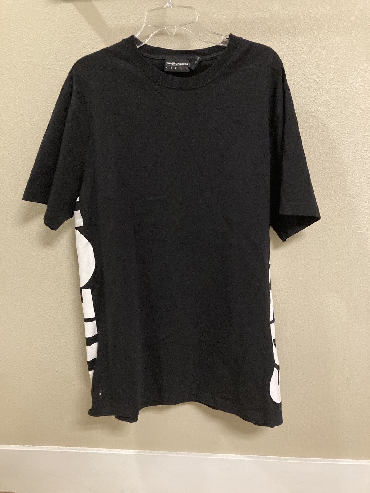 Hundreds The Hundreds Black Tee With Side Spell Out Hoodie, Sweatshirt | FlexRushtees.com