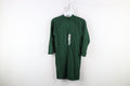 Deadstock Vintage 50s 60s Jersey T Shirt Dark Green Usa