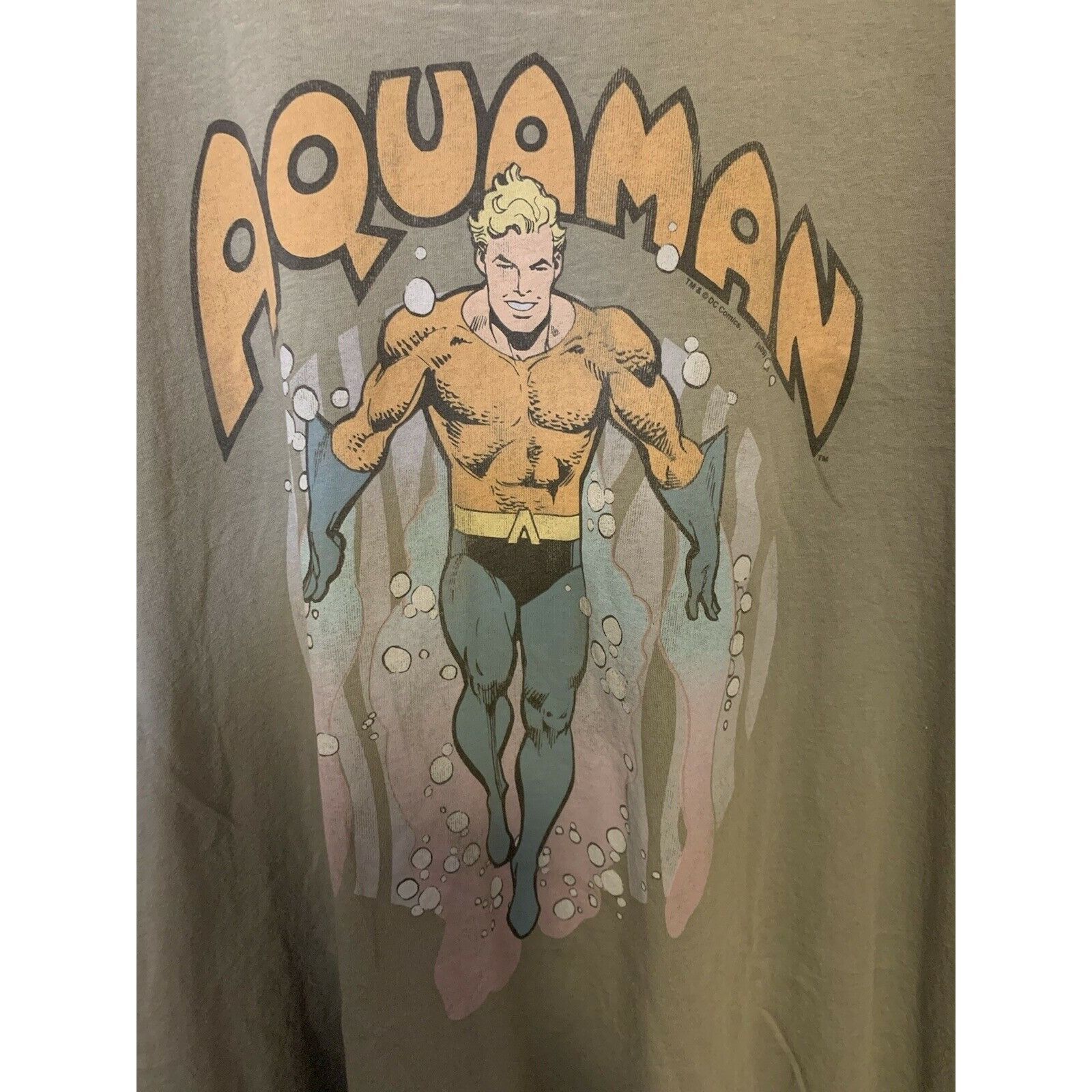 Junk Food Aquaman T Shirt Justice League Men S Sz 2xl Big Logo Junk Fo Hoodie, Sweatshirt | FlexRushtees.com