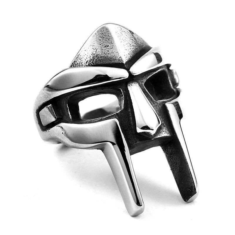 Rap Tees Mf Doom Custom Made Silver Ring