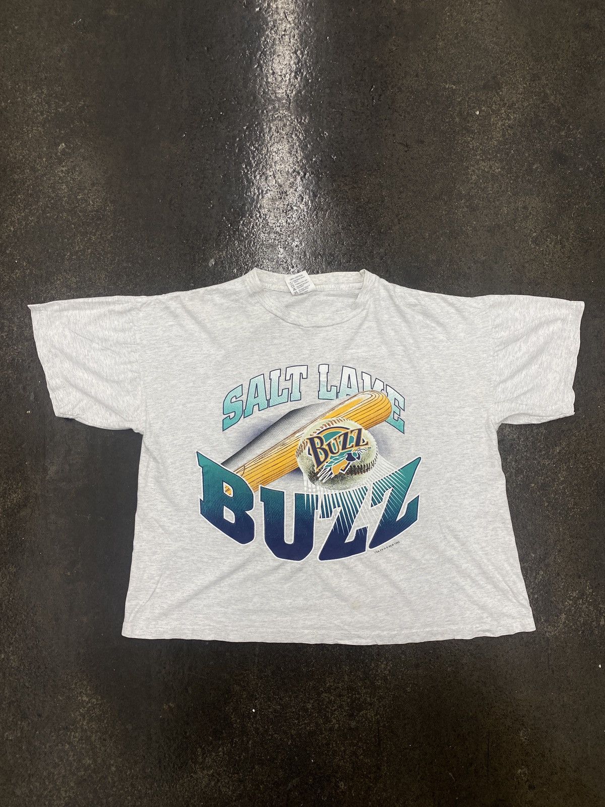 Vintage 1995 Boxy Salt Lake City Buzz Mlb Breaktrough Tee Hoodie, Sweatshirt | FlexRushtees.com