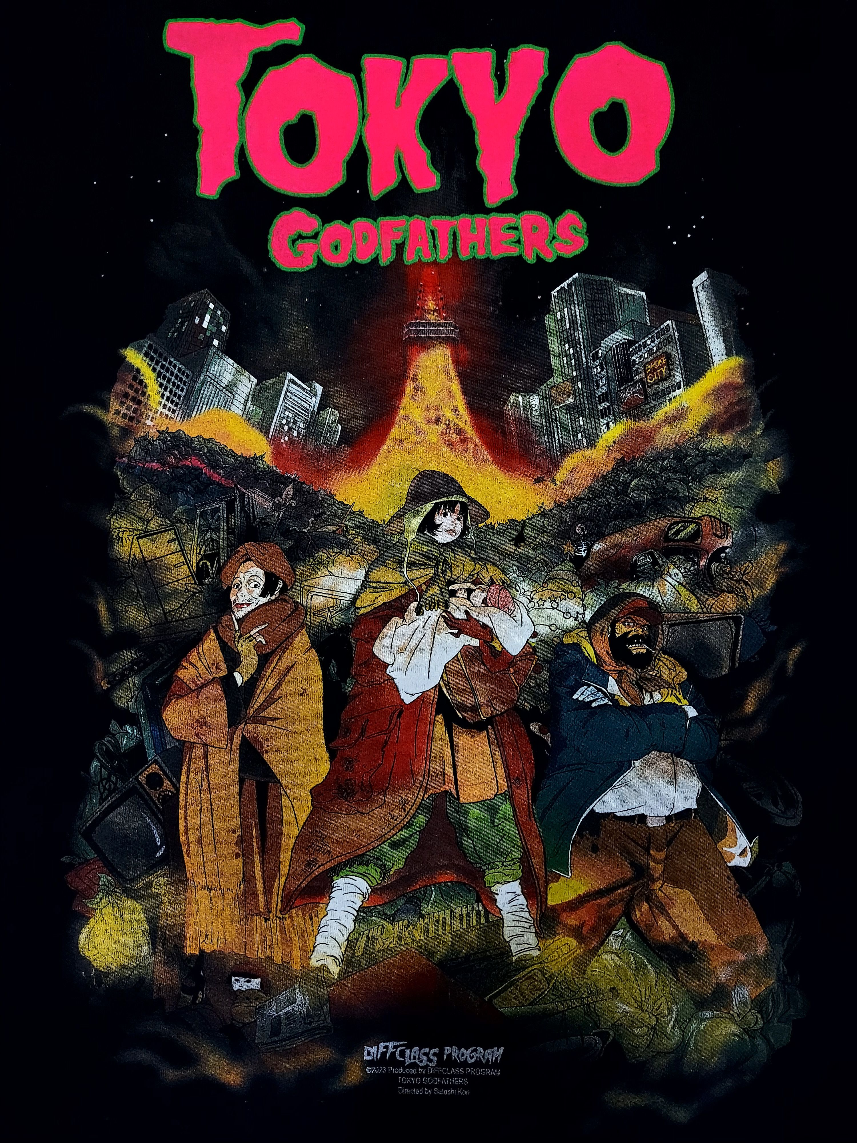 Japanese Brand Tokyo Godfather T Shirt