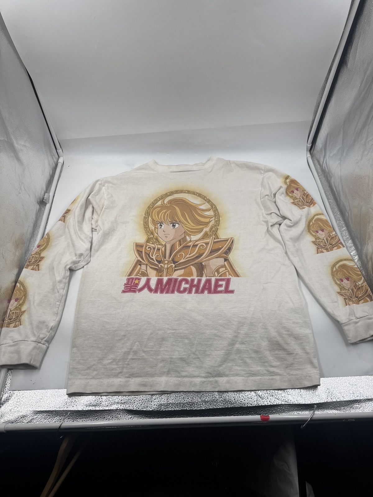 Michael Saint Michael Saint Seiya Ls Tee Hoodie, Sweatshirt | FlexRushtees.com