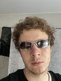 Vintage Metal Sunglasses Silver Frame Y2k Style Boguang