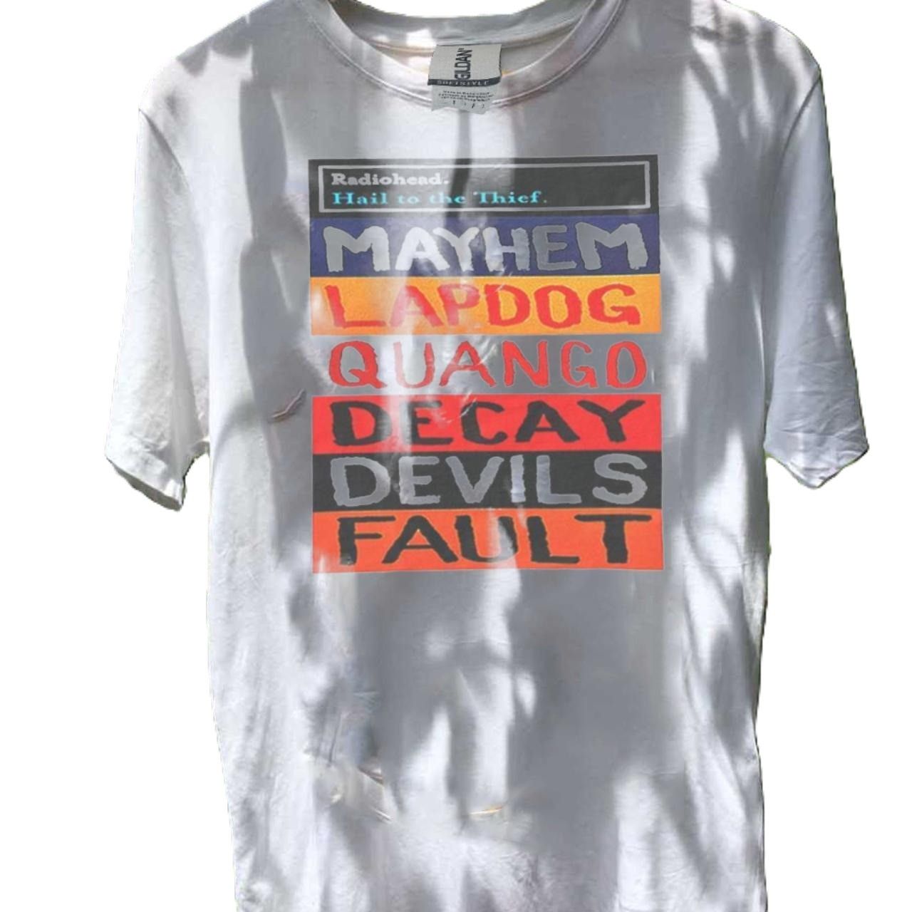 Gildan Radiohead Hail To The Thief T Shirt Hoodie, Sweatshirt | FlexRushtees.com