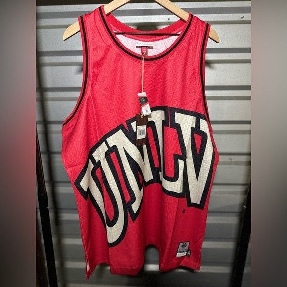 Ness Nwt Mitchell Ness Unlv Ncaa Big Face Fashion Tank Top Sz 2