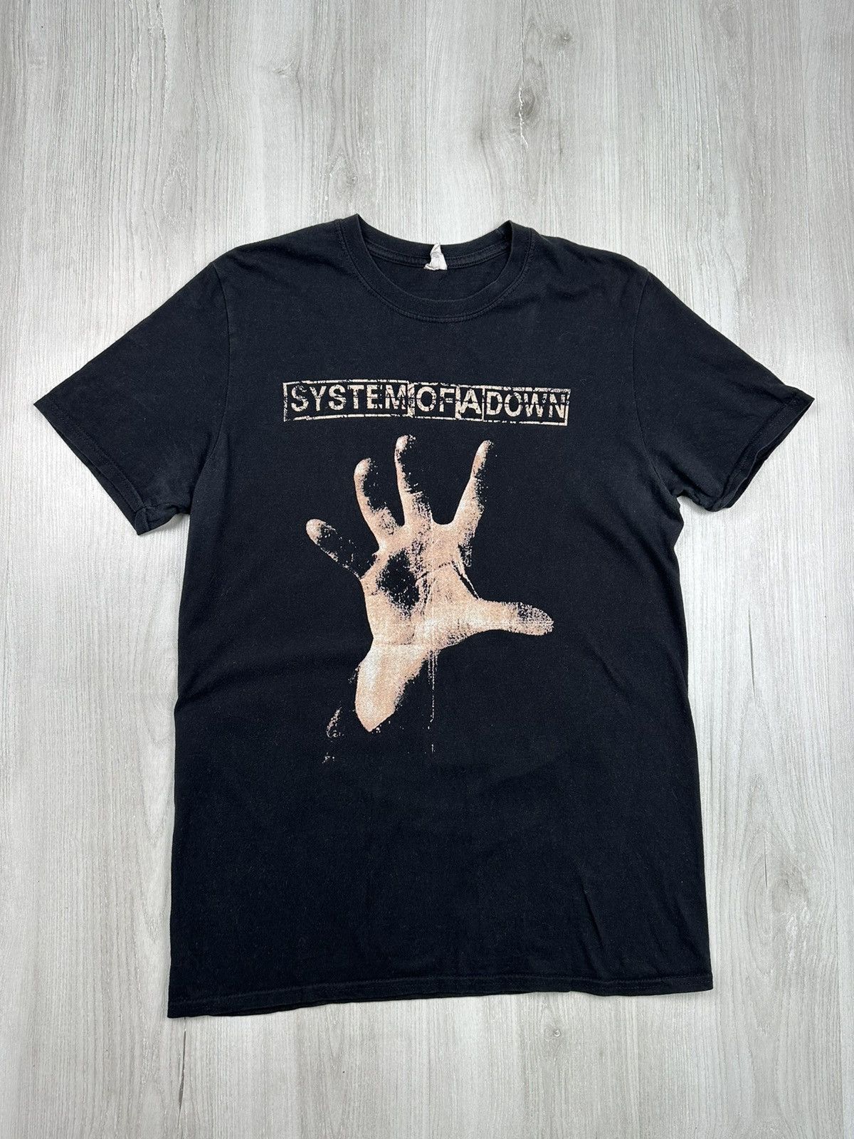 Vintage System Of A Down Soad Hand Tshirt Hoodie, Sweatshirt | FlexRushtees.com