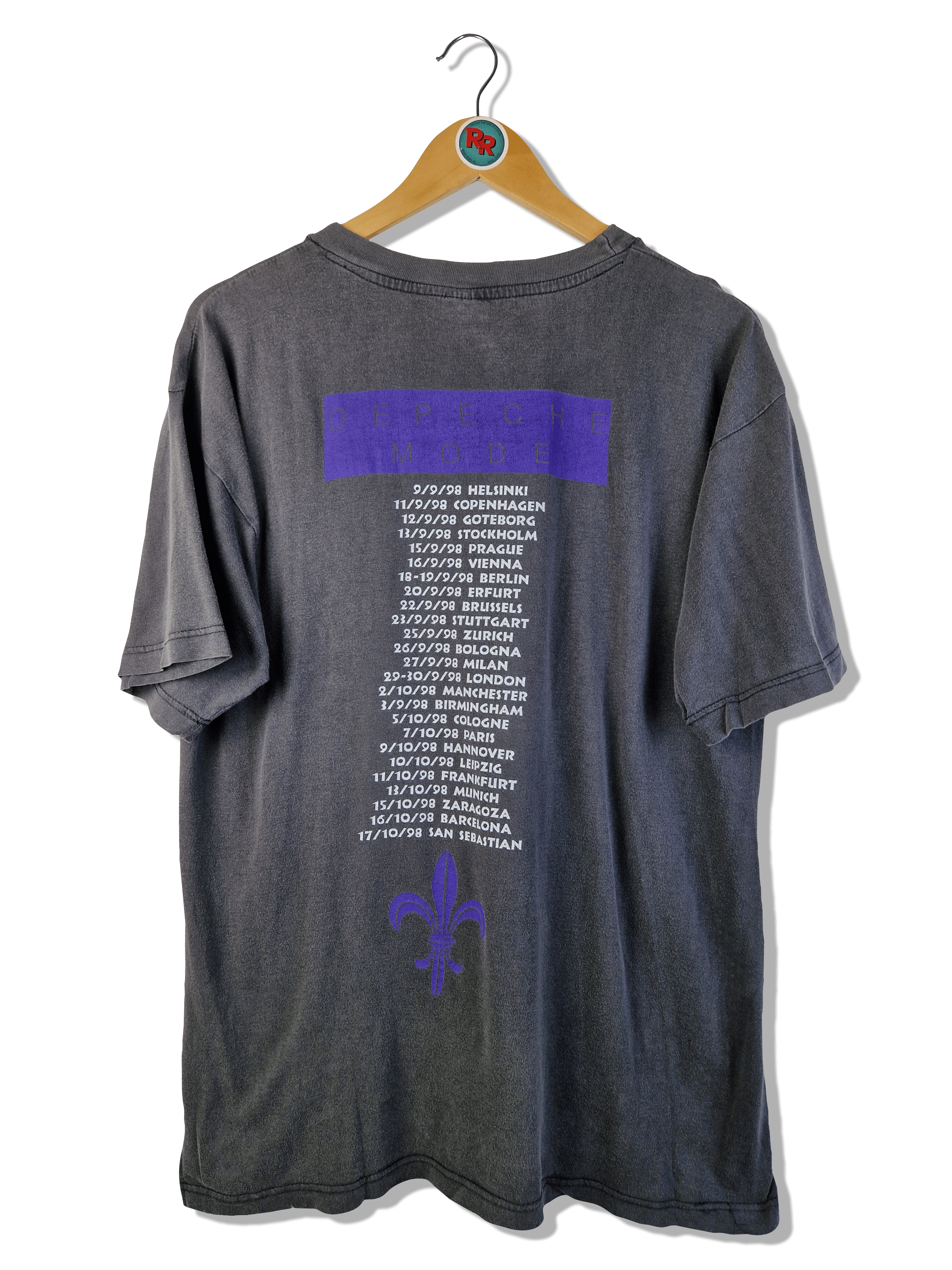 Vintage Rare Depeche Mode Tour Shirt Europe 1998 Hoodie, Sweatshirt | FlexRushtees.com
