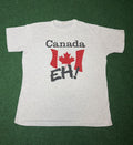 Vintage 90s Canada Eh Canadian Flag Funny Tourist T Shirt Hoodie, Sweatshirt | FlexRushtees.com
