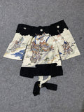Japanese Brand 60s Vtg Rare Sukajan Kimono Classic Script