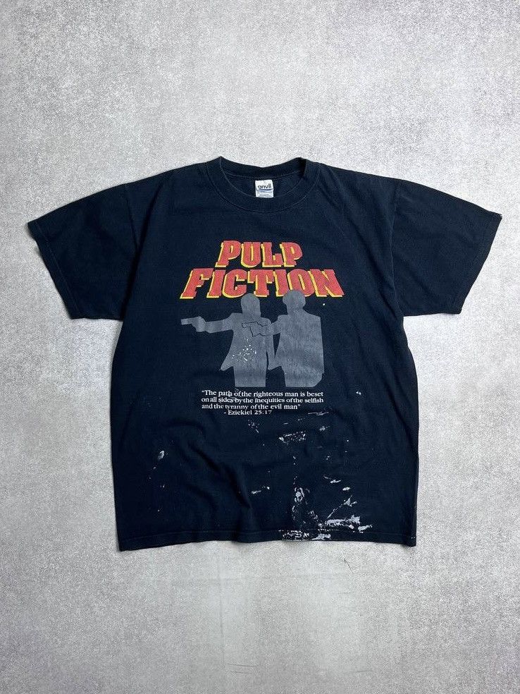 Other Vintage Pulp Fiction Tarantino Movie Boxy T Shirt L Hoodie, Sweatshirt | FlexRushtees.com