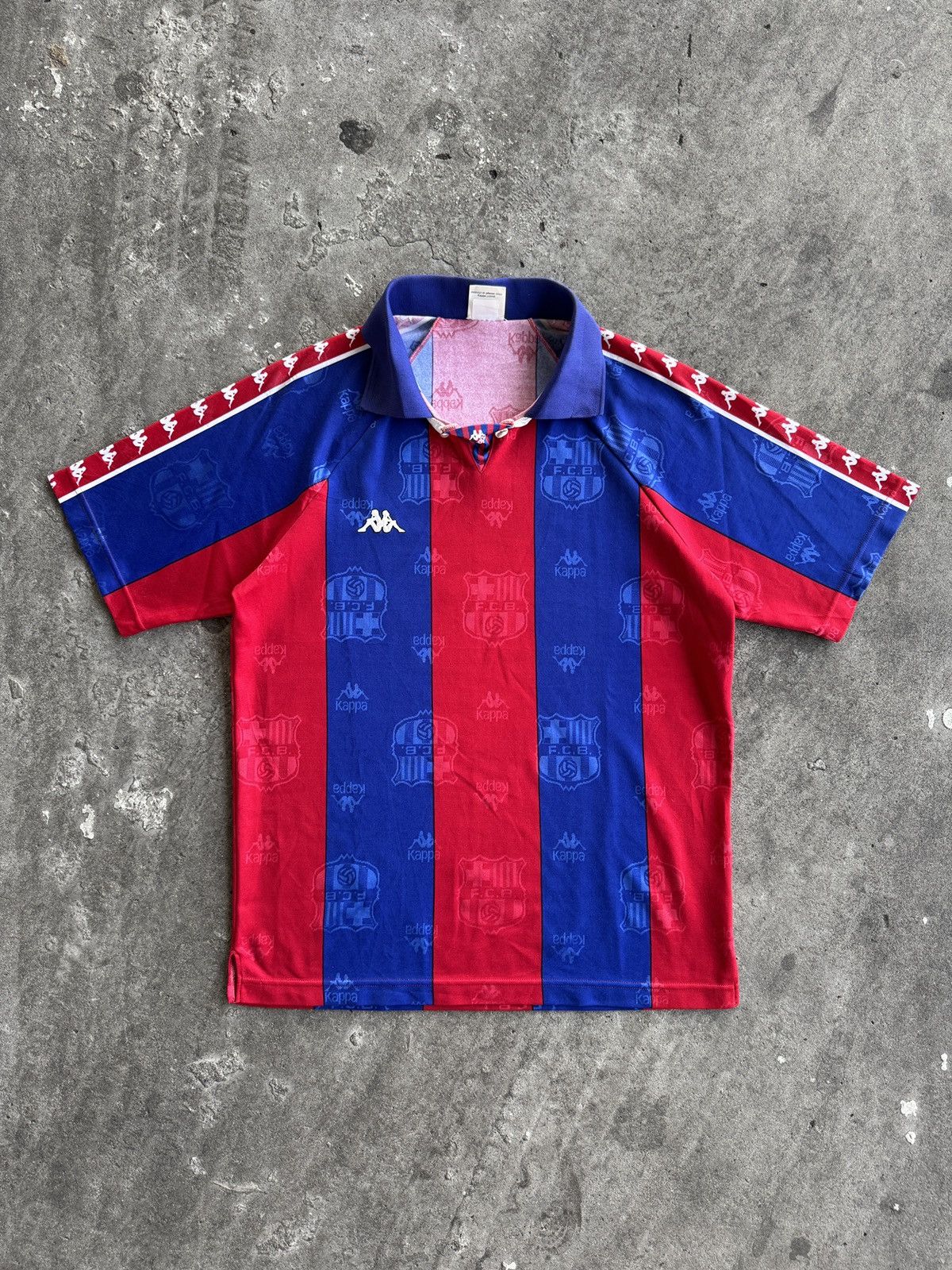 Kappa Vintage Iconic Jersey Fc Barcelona Home 1992 1995