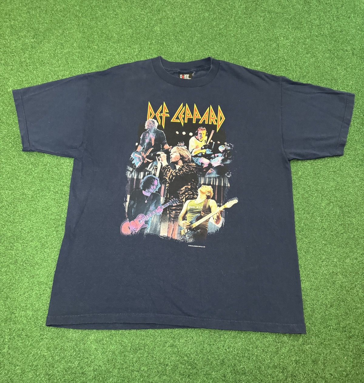 Giant Vintage 90s Def Leppard Euphoria Concert Band Xl T Shirt