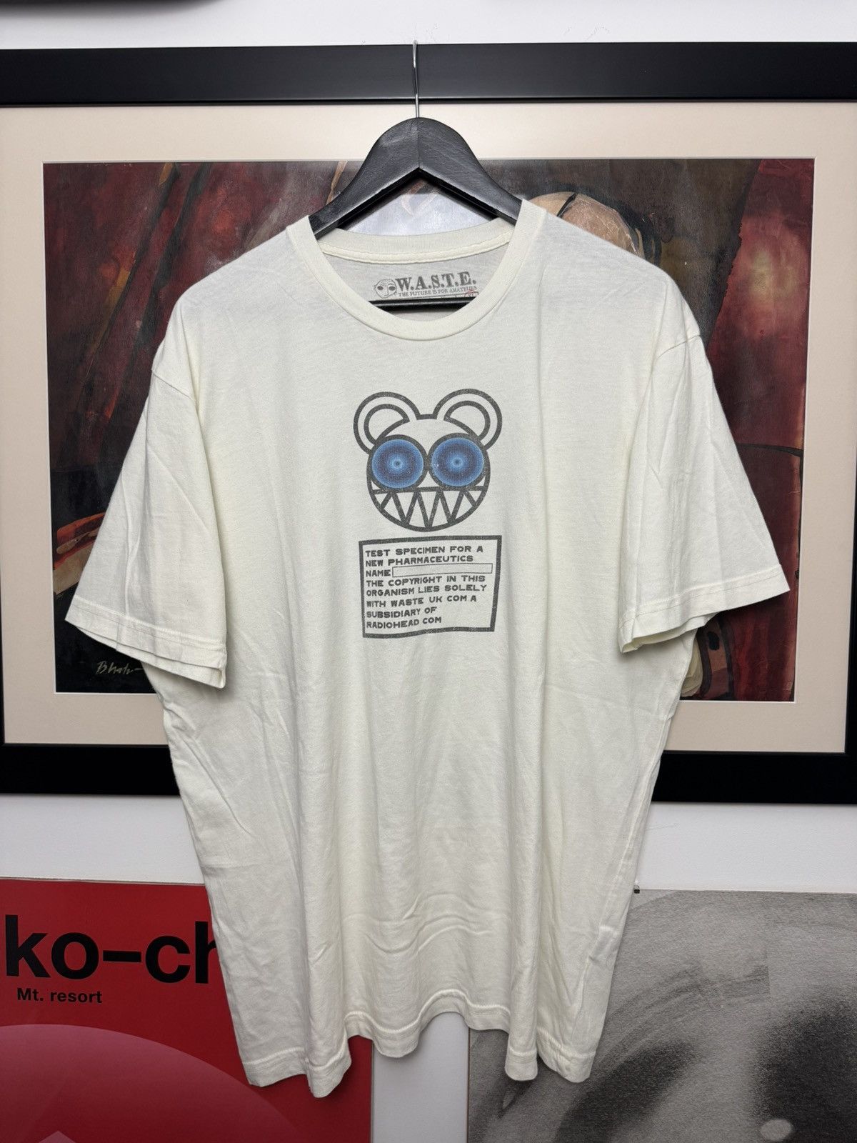 Band Tees Vintage 00s Radiohead Test Specimen Merch Rock Band Tee Rare Hoodie, Sweatshirt | FlexRushtees.com