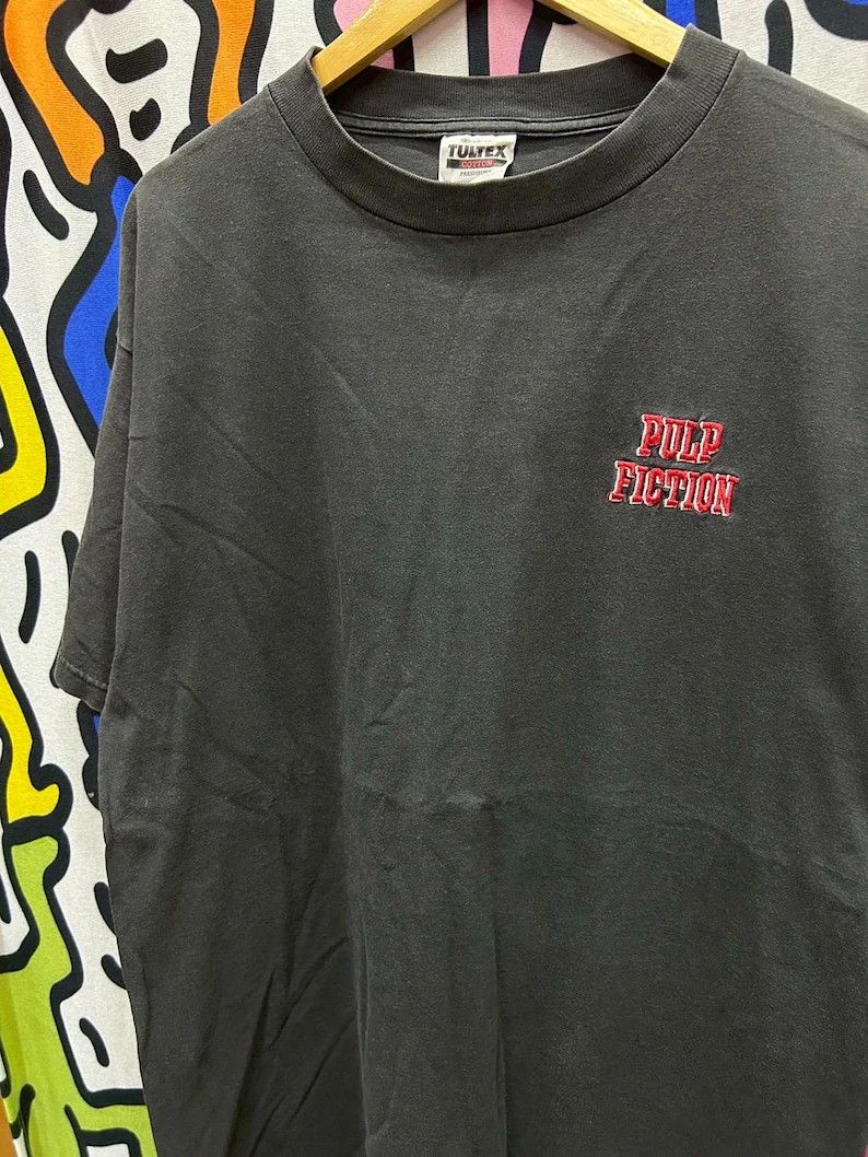Vintage 90s Pulp Fiction Movie Tshirt Size L Hoodie, Sweatshirt | FlexRushtees.com