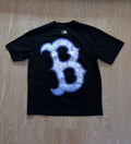 Mlb Boston Red Sox Gradation Monogram Tee Black Of