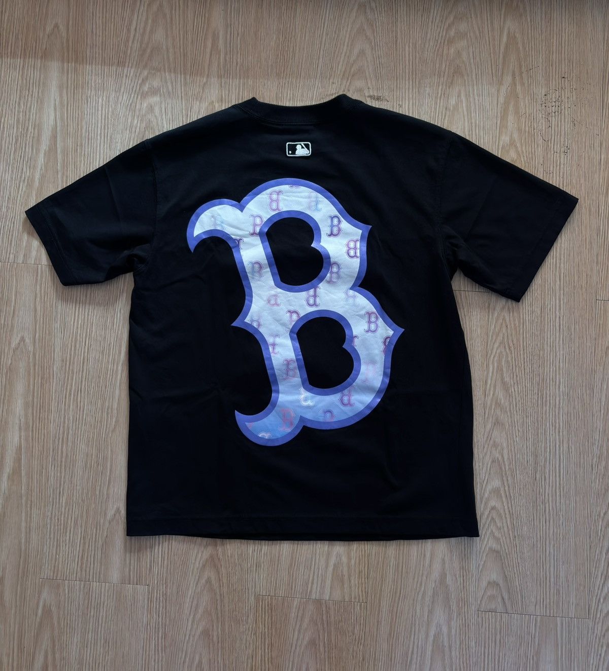 Mlb Boston Red Sox Gradation Monogram Tee Black Of