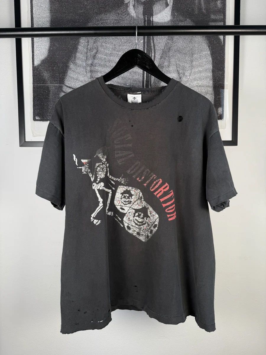 Vintage Grail 90s Thrashed Social Distortion Tour Tee Hoodie, Sweatshirt | FlexRushtees.com