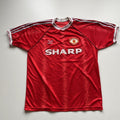 Vintage Manchester United Grand Sport Soccer Jersey Xl Rare