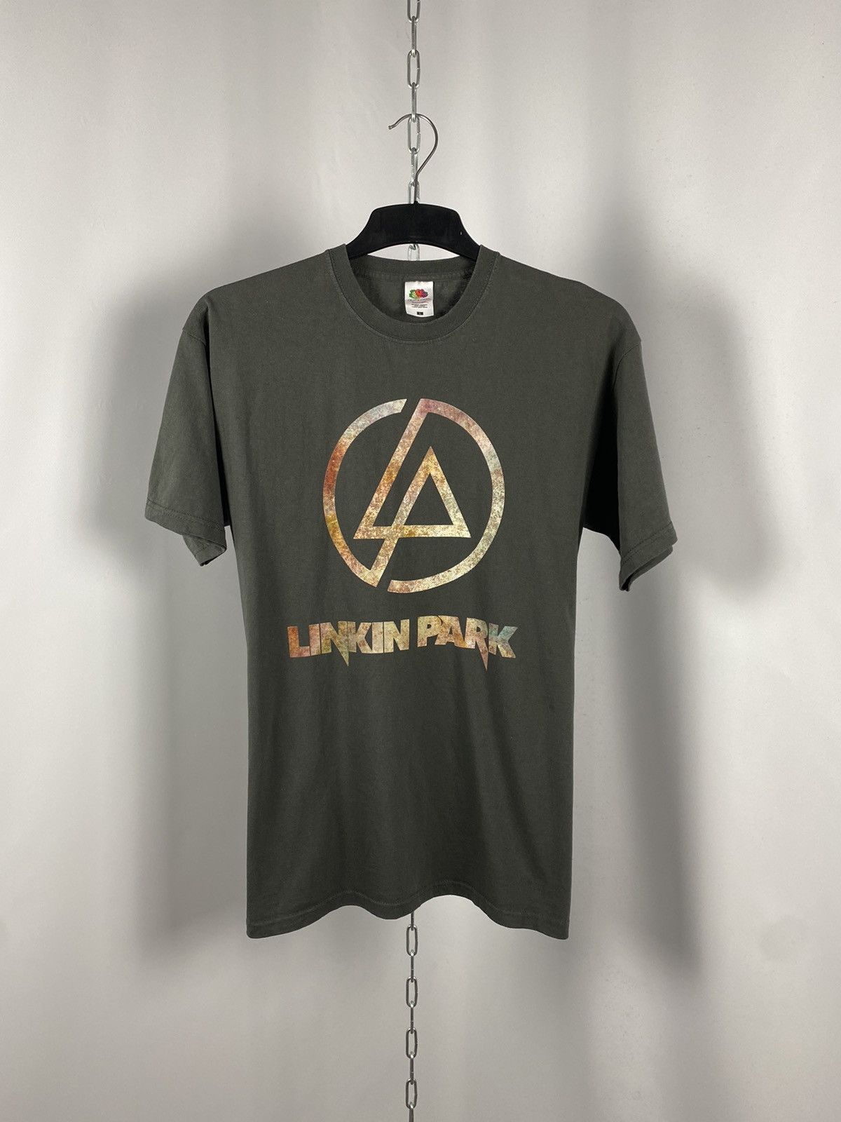 Band Tees Linkin Park T Shirts Big Logo Gray Band Tee Rock Tee Size L Hoodie, Sweatshirt | FlexRushtees.com