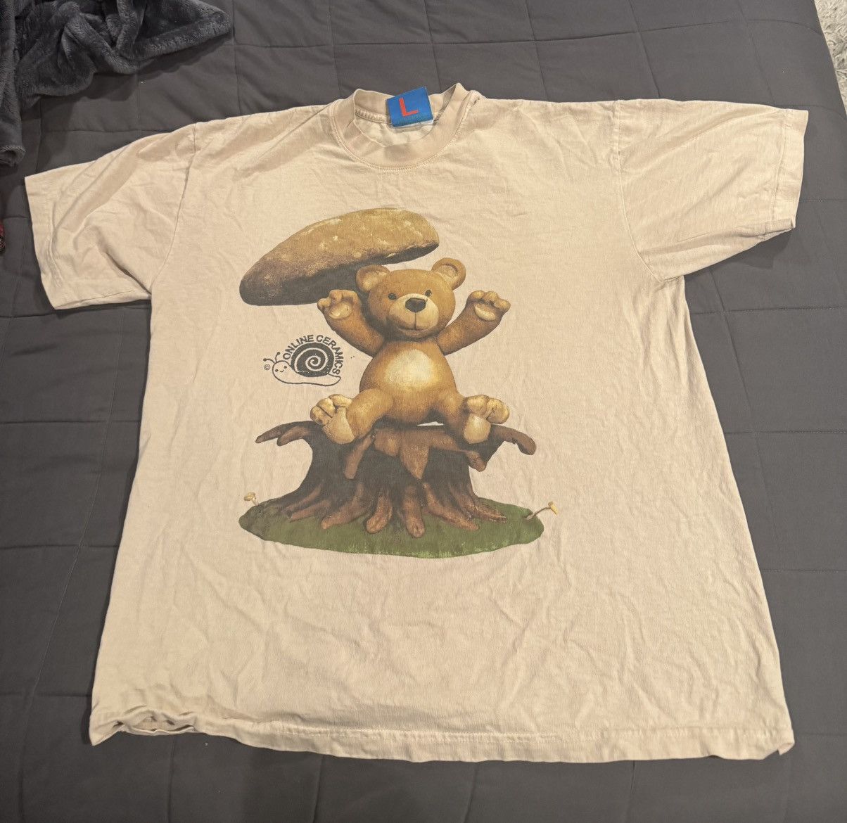 Ceramics Online Ceramics Bear Mushroom Tee