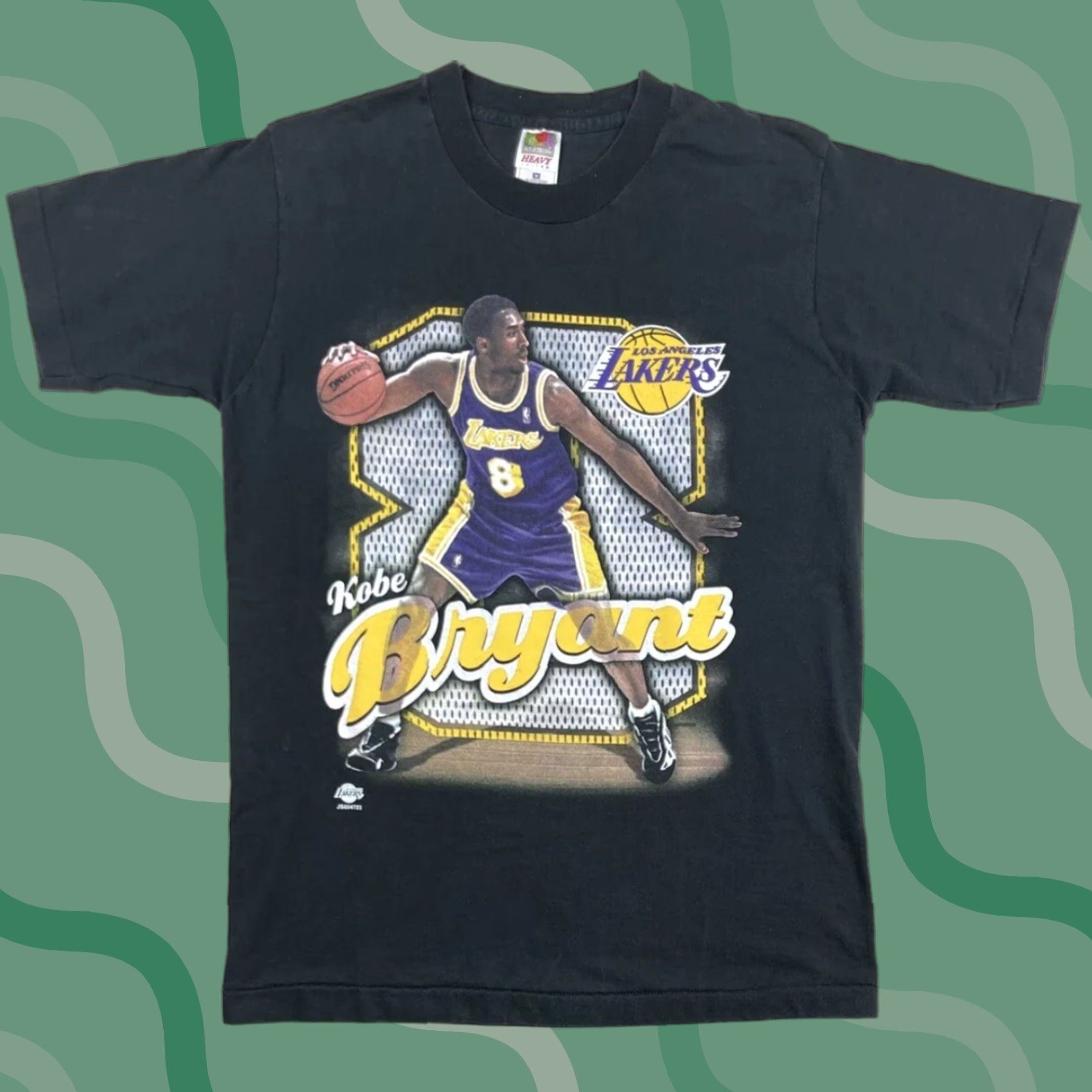 Fruit Of The Loom Vintage Fruit Of The Loom Kobe Bryant T Shirt La Lakers 8 Rookie Black Short Sleev Hoodie, Sweatshirt