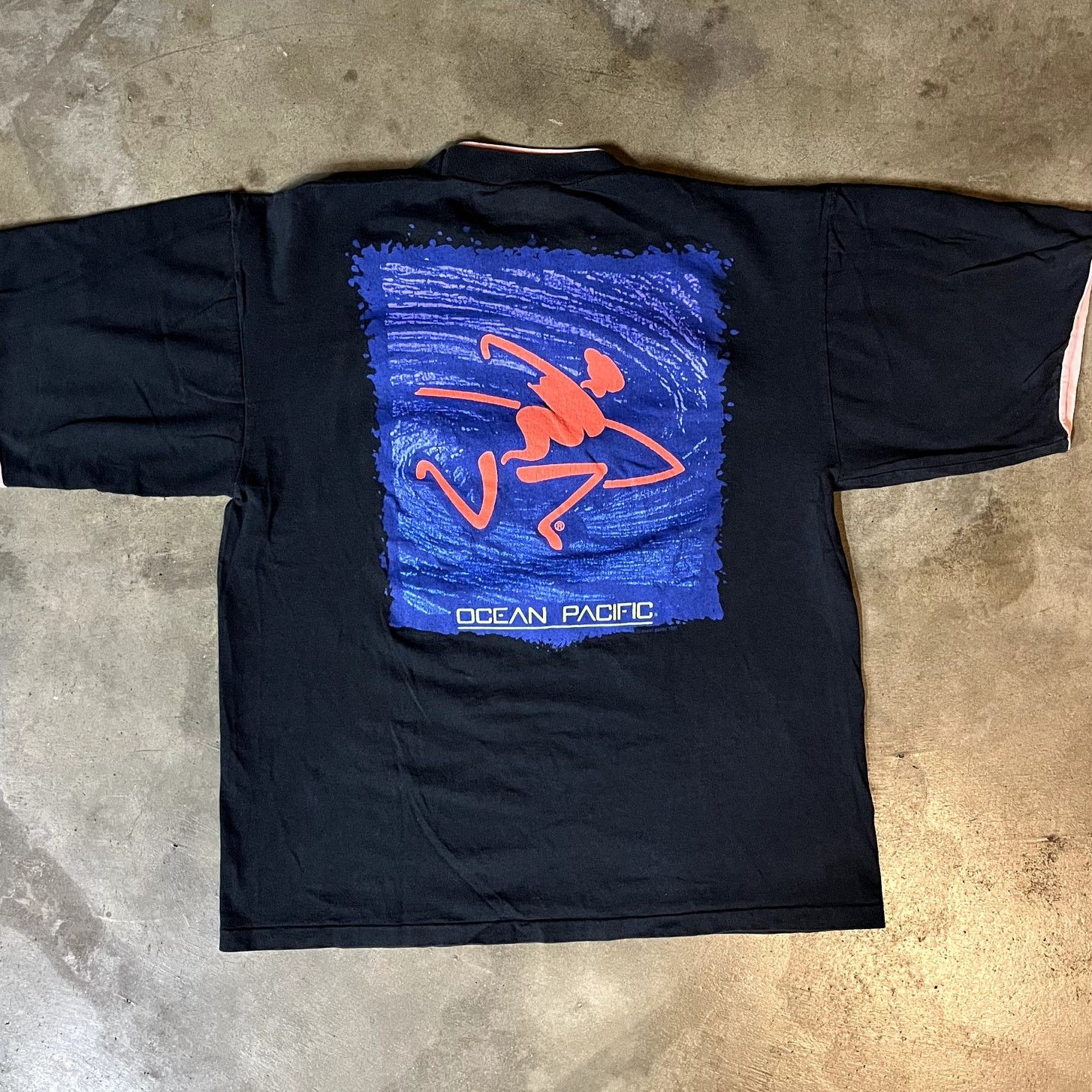 Pacific Ocean Pacific Vintage Surfer T Shirt Mens Large 1990