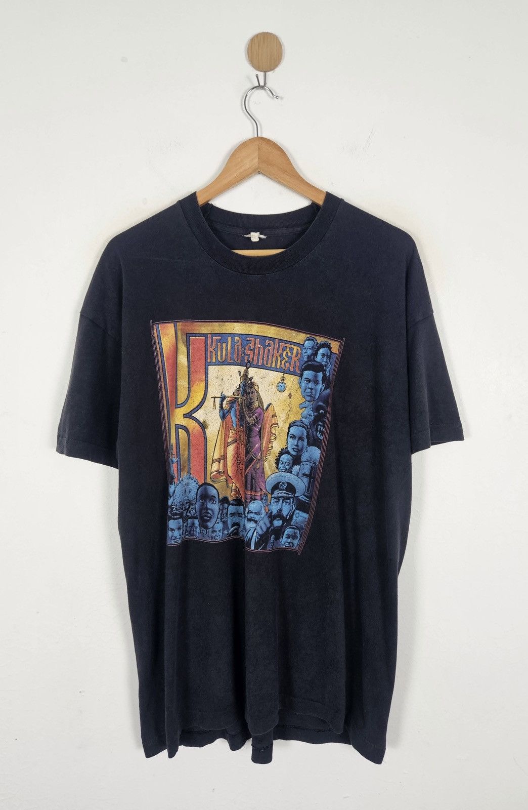 Band Tees Vintage Kula Shaker K Album Cover Promo Psychedelic Shirt