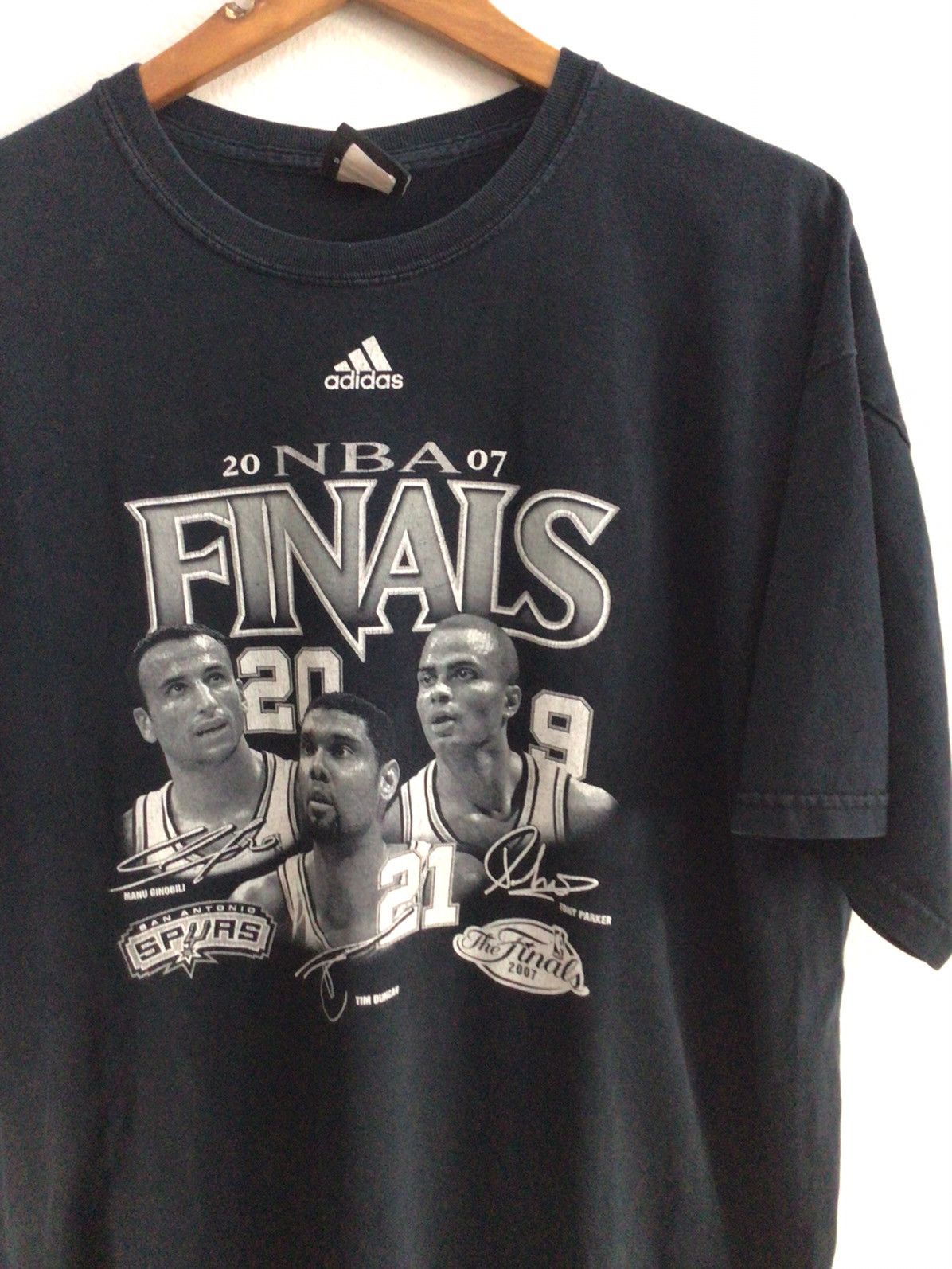 Nba Champion2007 Spurs Tim Duncan Tony Parker Manu Ginobili