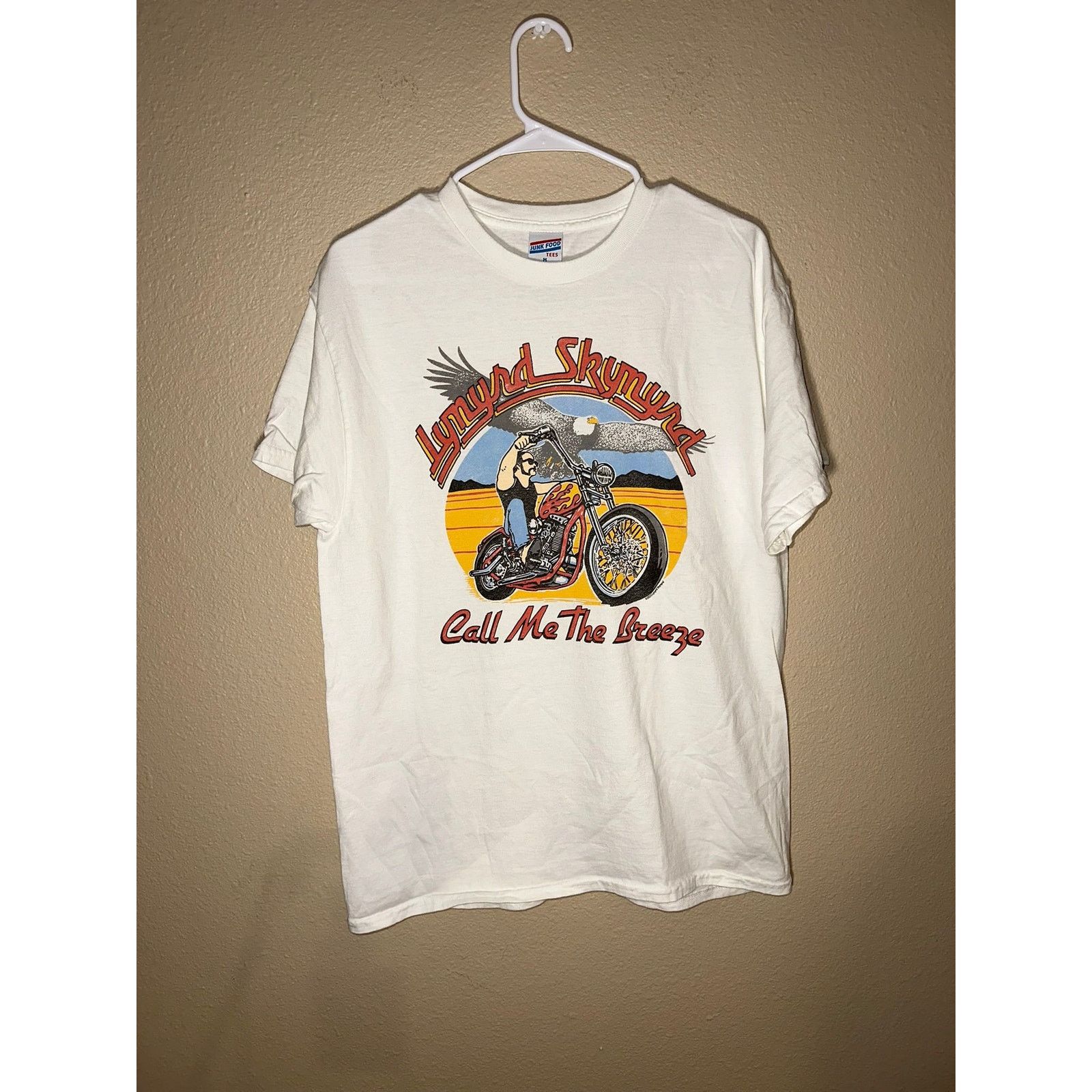 Junk Food Vintage Style Lynyrd Skynyrd Graphic T Shirt Size M Hoodie, Sweatshirt | FlexRushtees.com