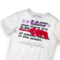 White Off White Ocean Debris T Shirt