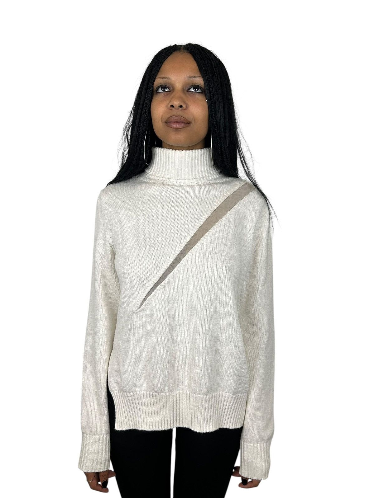 Undercover 2015 Fall Rtw Undercover Runway Sheer Cutout Sweater S T-Shirts, Hoodie, Sweatshirt | FlexRushtees.com
