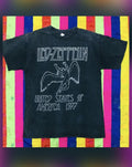 Band Tees Vintage 00 Led Zepplin United State Of America Printed Tee Hoodie, Sweatshirt | FlexRushtees.com