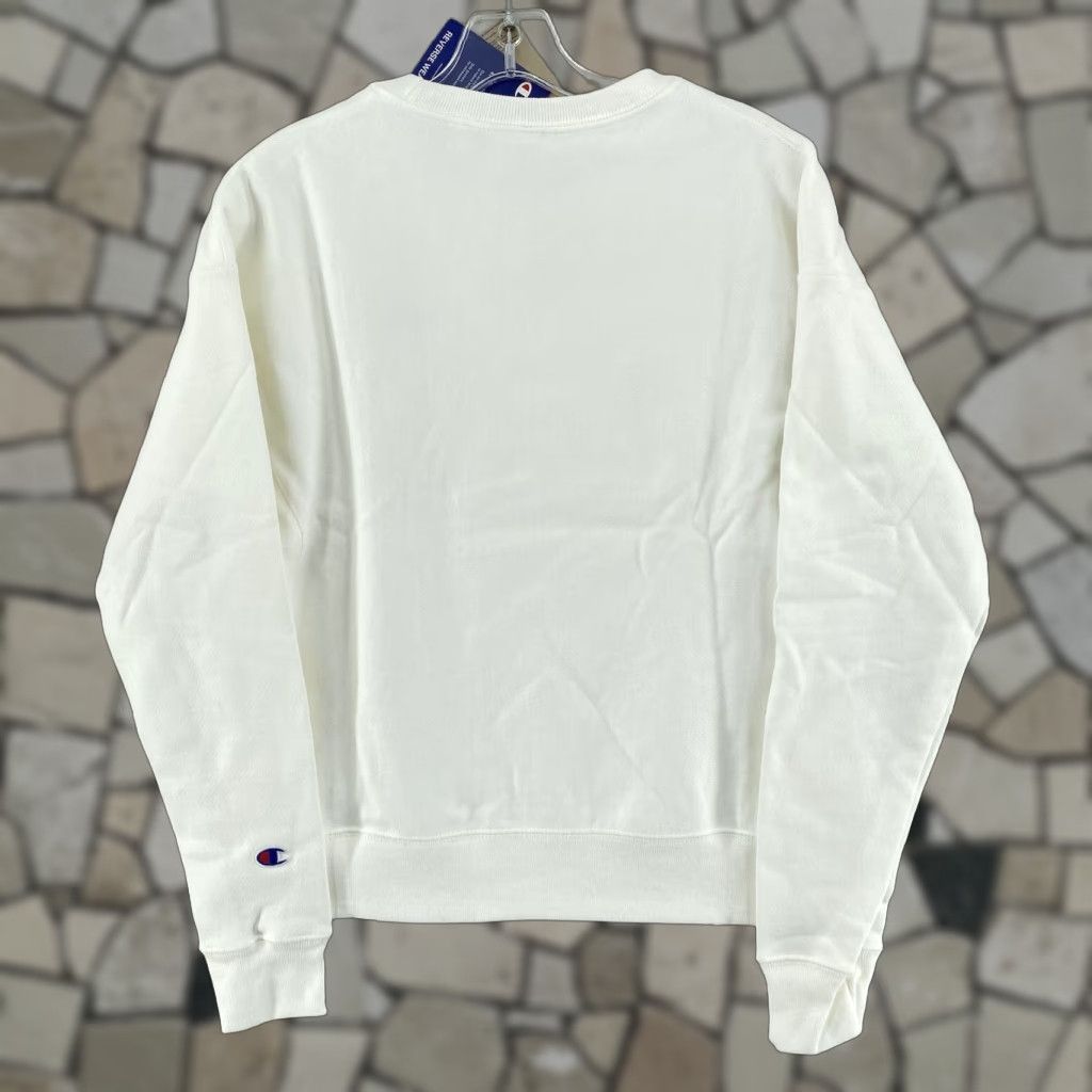 Champion Sweatshirt Crew Neck Heavyweight Reverse Weave Men S Small White Shirt Pullover Wi Hoodie | FlexRushtees.com