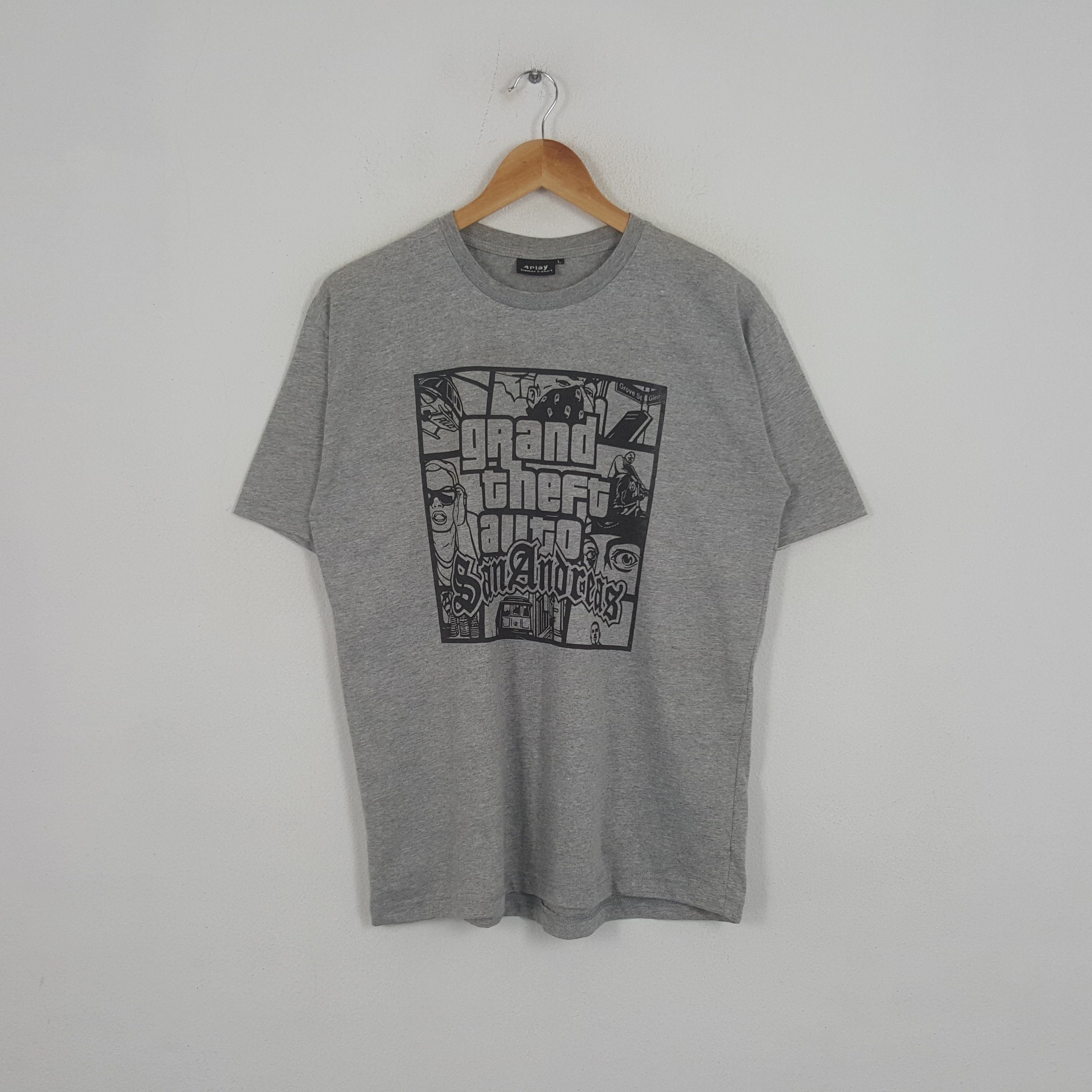 The Game X Vintage Vintage Gta Grand Theft Auto San Andreas Playstation Tshirt