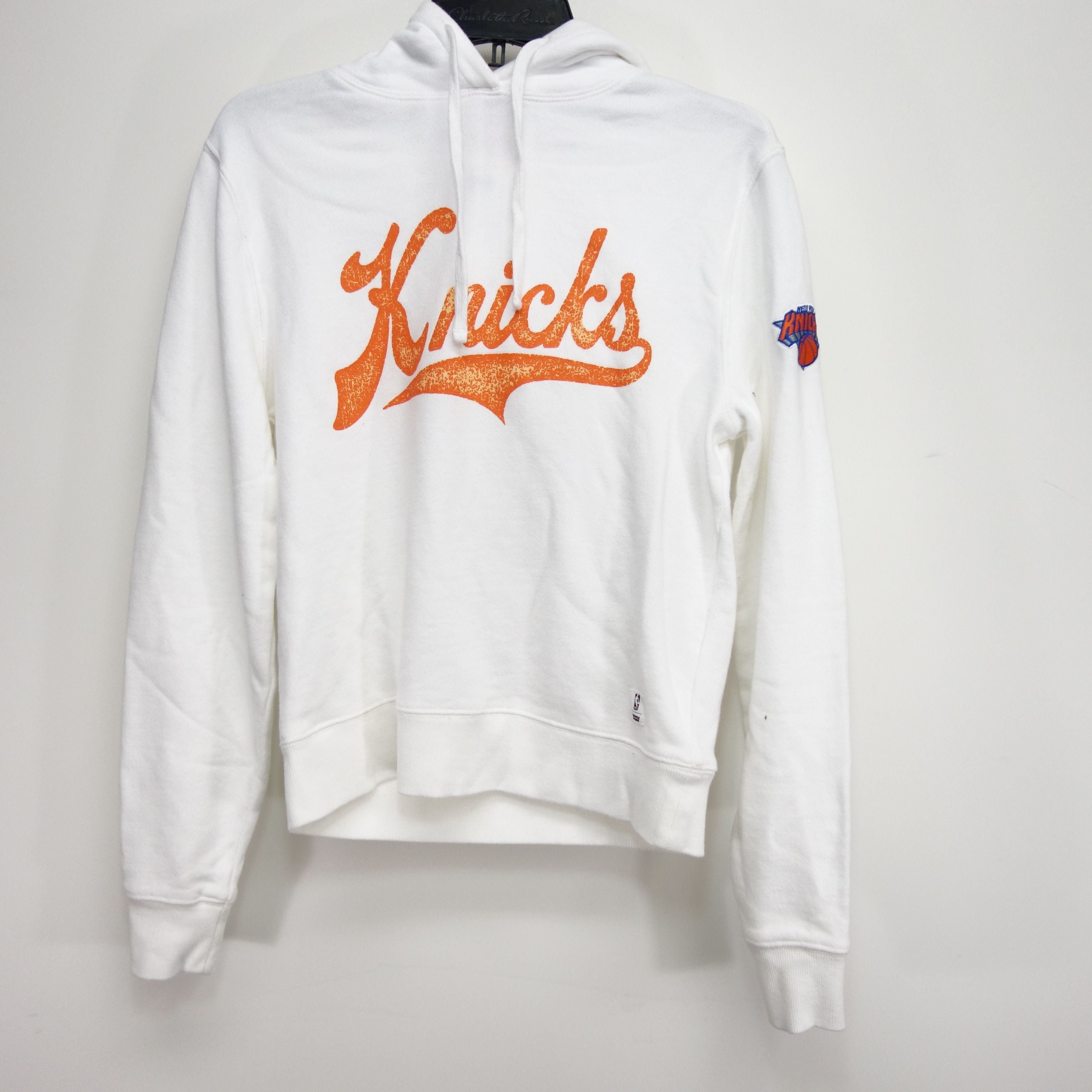 Nba White Knicks Basketball Fall Skate Logo Hoodie Size Small T-Shirts, Sweatshirt | FlexRushtees.com