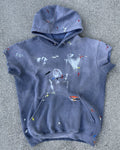 Japanese Brand Custom Carhartt Hoodie Sun Fade Thrashed Distressed Reworked