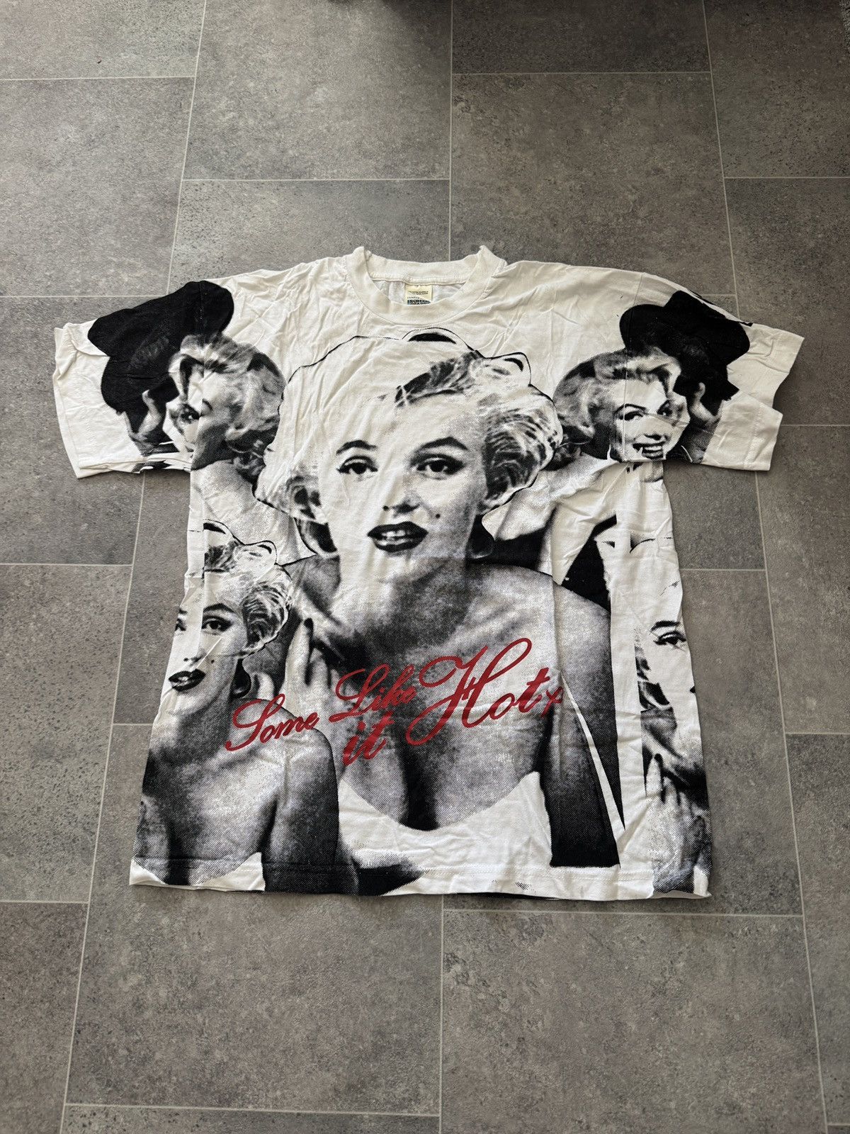 Marylin Monroe Vintage Tee White Grail Hoodie, Sweatshirt | FlexRushtees.com