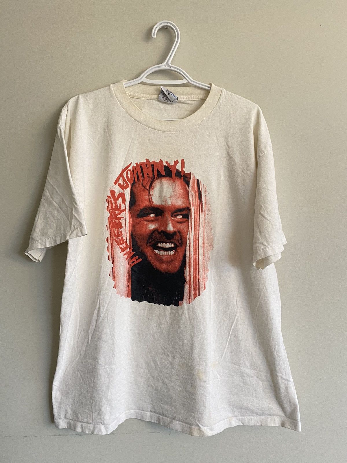 Vintage 90 S The Shining Here S Johnny Shirt Stanley Kubrick