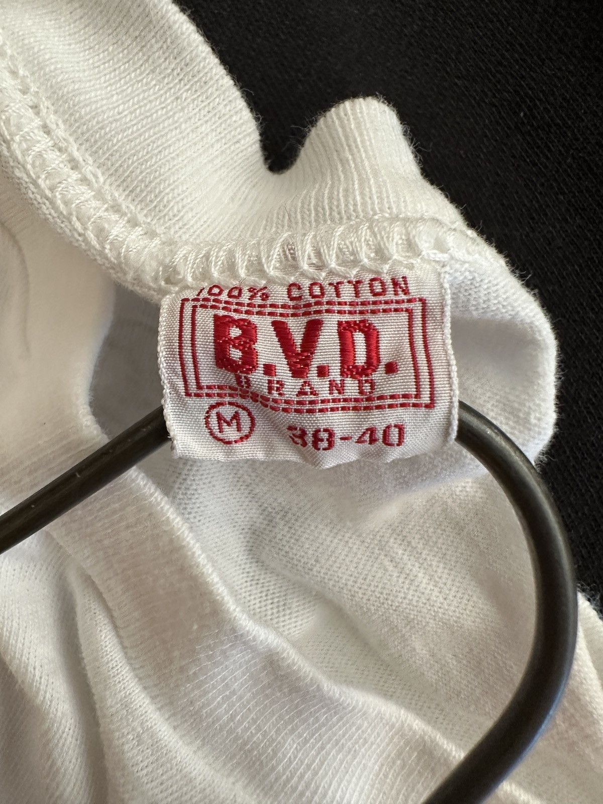Vintage 60s B V D Blank White Tee