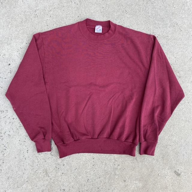 Vintage 1990s Burgundy Jerzees Crewneck Sweatshirt