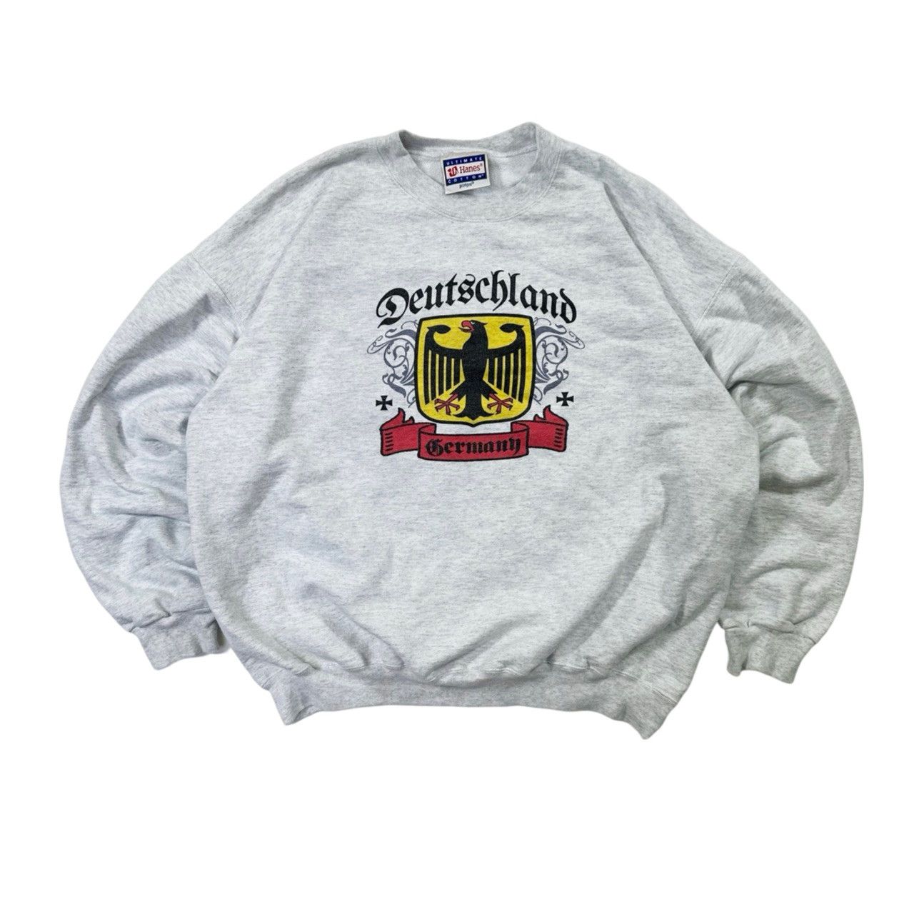 Vintage 90s Deutschland Germany Heavy Graphic Crewneck T-Shirts, Hoodie, Sweatshirt | FlexRushtees.com