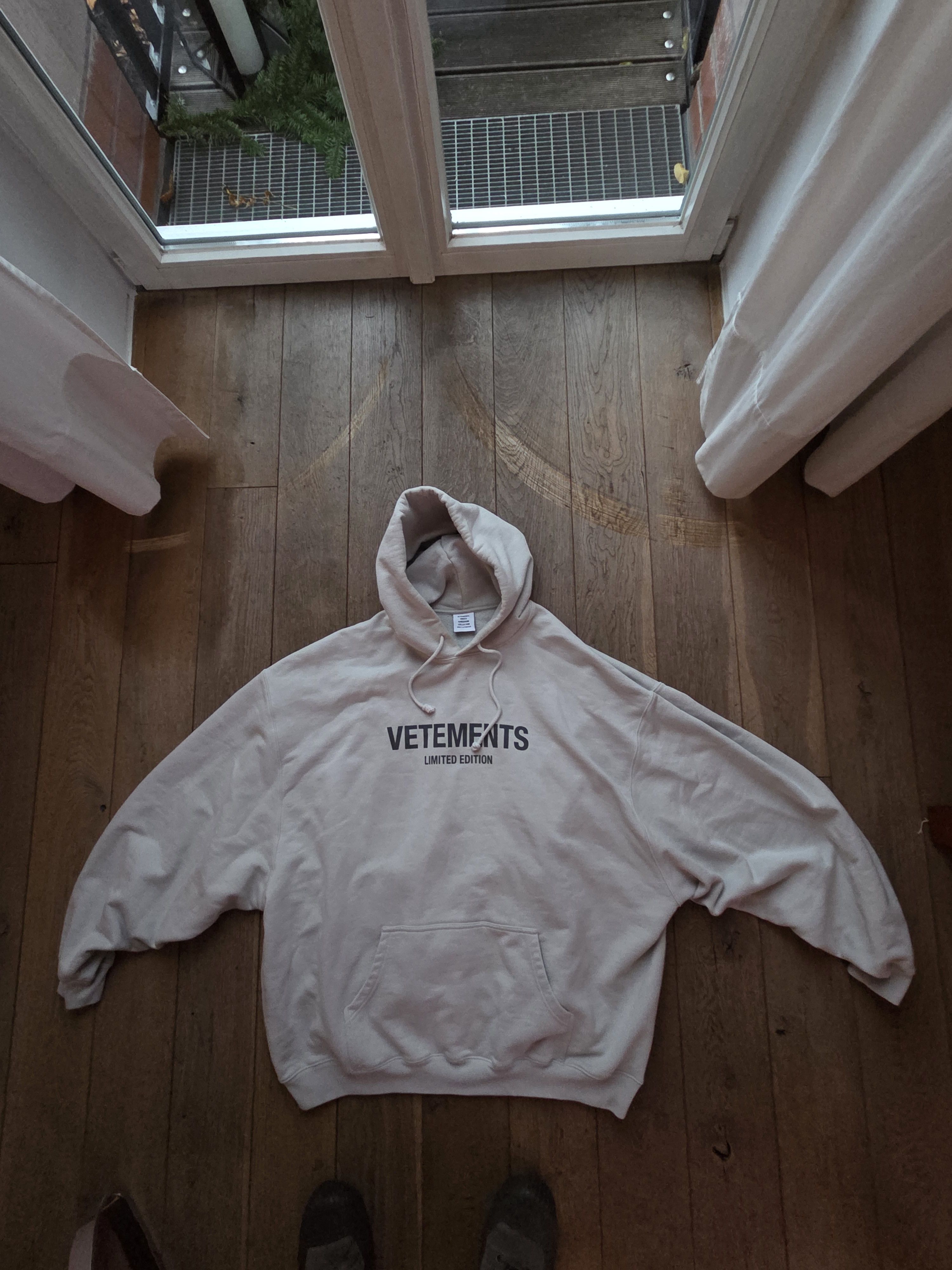 Vetements Hoodie Grey Xl T-Shirts, Sweatshirt | FlexRushtees.com