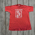 Fruit Of The Loom Vintage Quaker Walk To Fight Hunger Shirt Mens 2xl Red 1993 Promo Graphic 90s