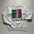Vintage 90s Italia Tourist Italy Flag Art Crewneck Small T-Shirts, Hoodie, Sweatshirt | FlexRushtees.com