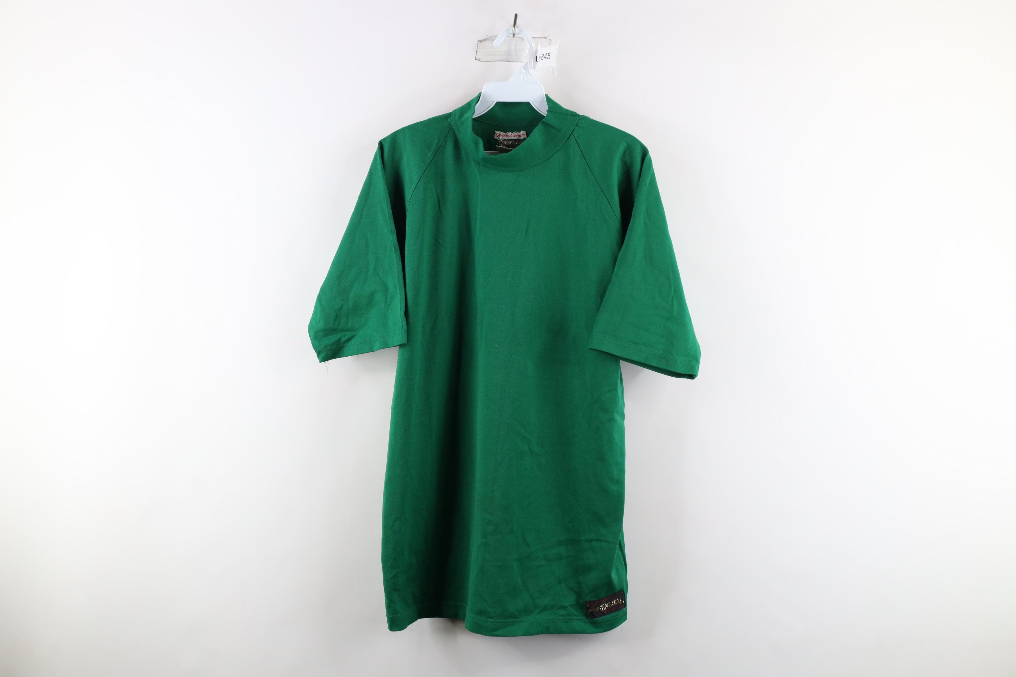 Vintage 60s General Athletic Products Mock Neck Knit T Shirt