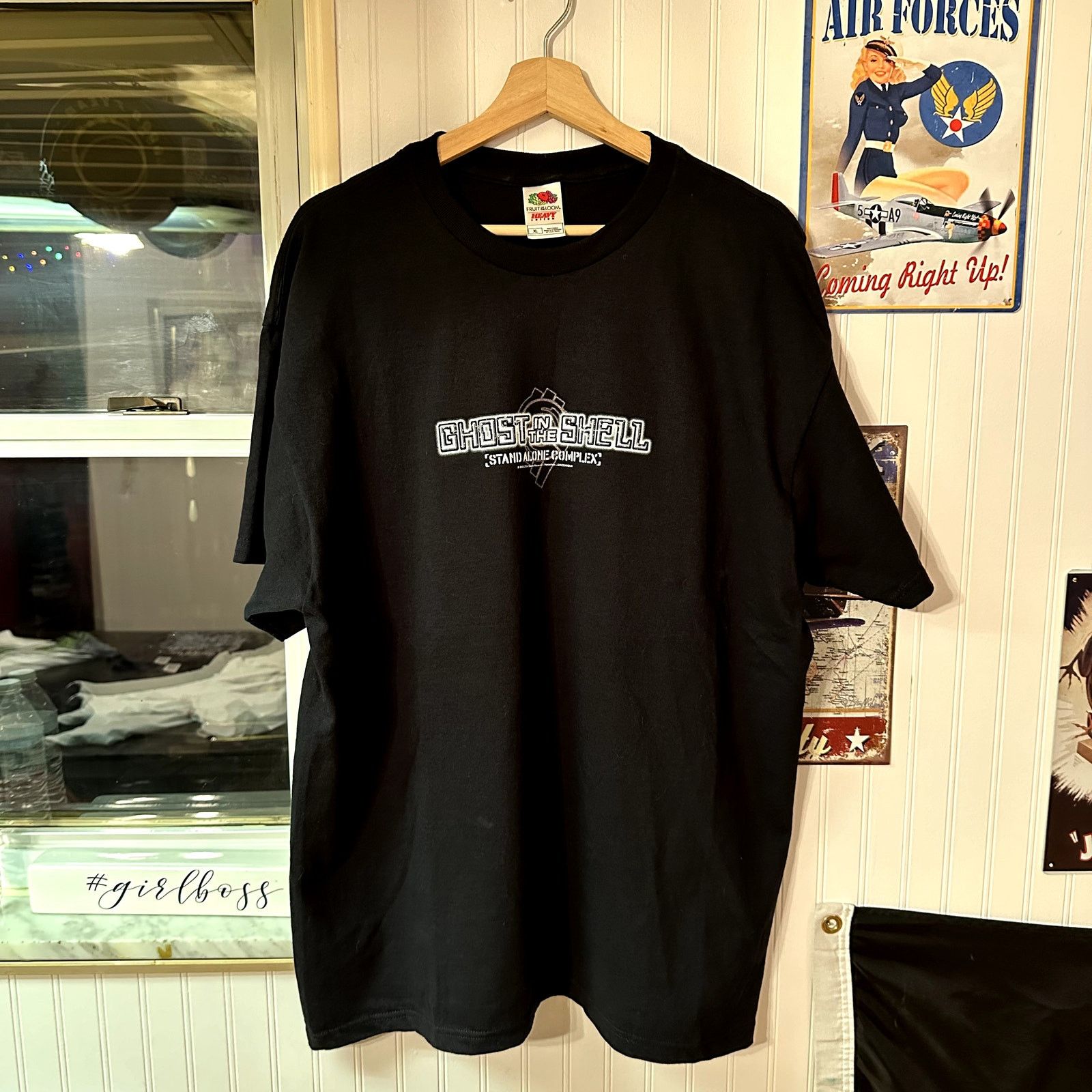 Fruit Of The Loom Vintage Ghost In The Shell Stand Alone Complex Shirt Sz Xl Hoodie, Sweatshirt | FlexRushtees.com