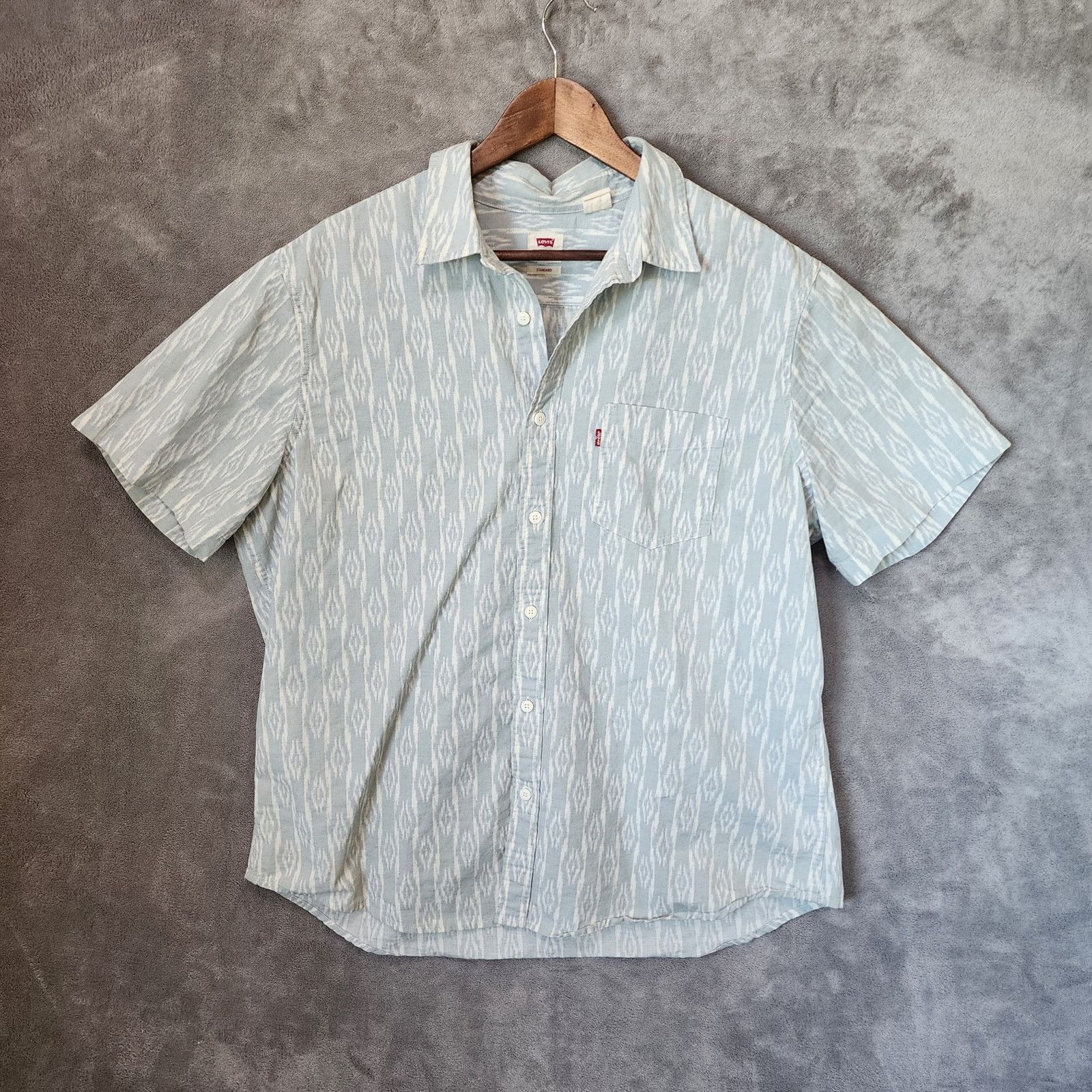 S Levi S Aztec Southwest Shirt Men S Xl S Green