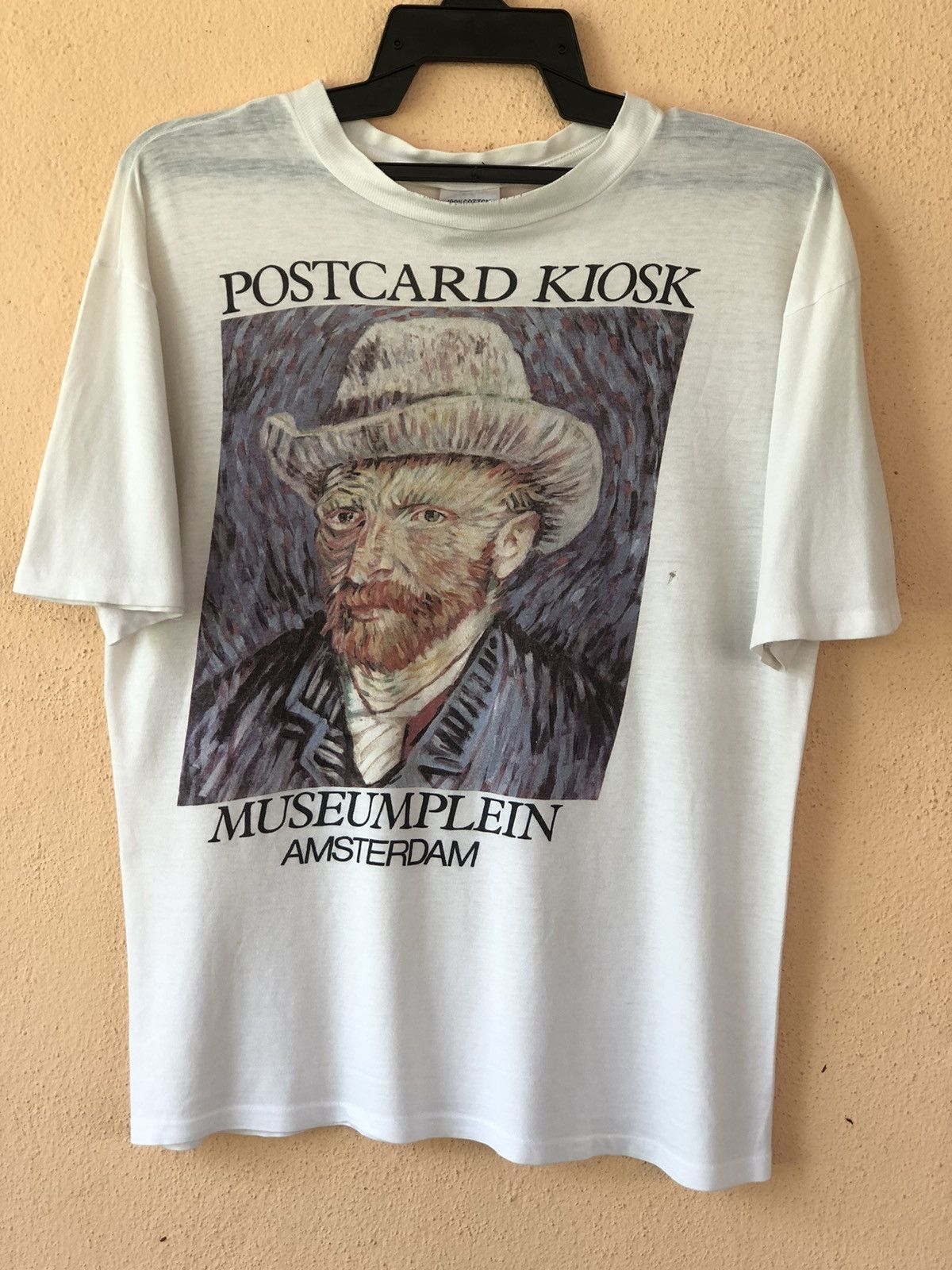 Vintage 90s Vincent Van Gogh Portrait Art Tee Hoodie, Sweatshirt | FlexRushtees.com